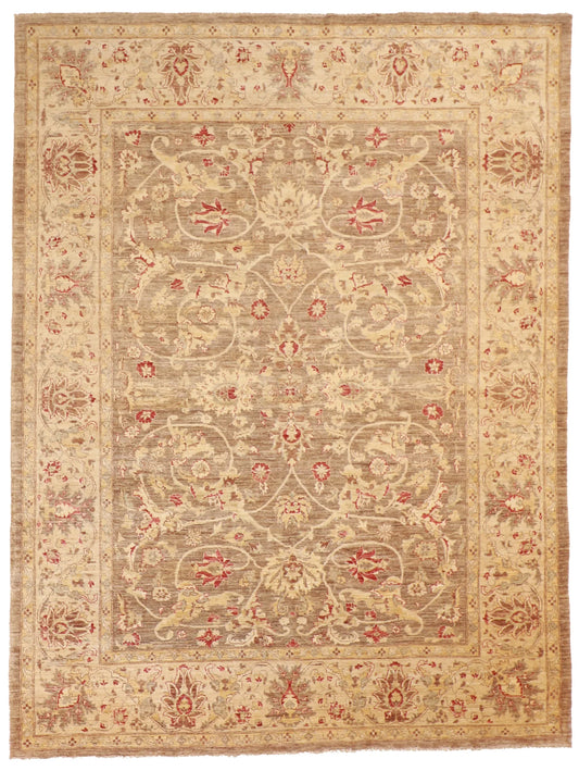 8x10 - Sarouk Wool All Over Rectangle - Hand Knotted Rug — 52301