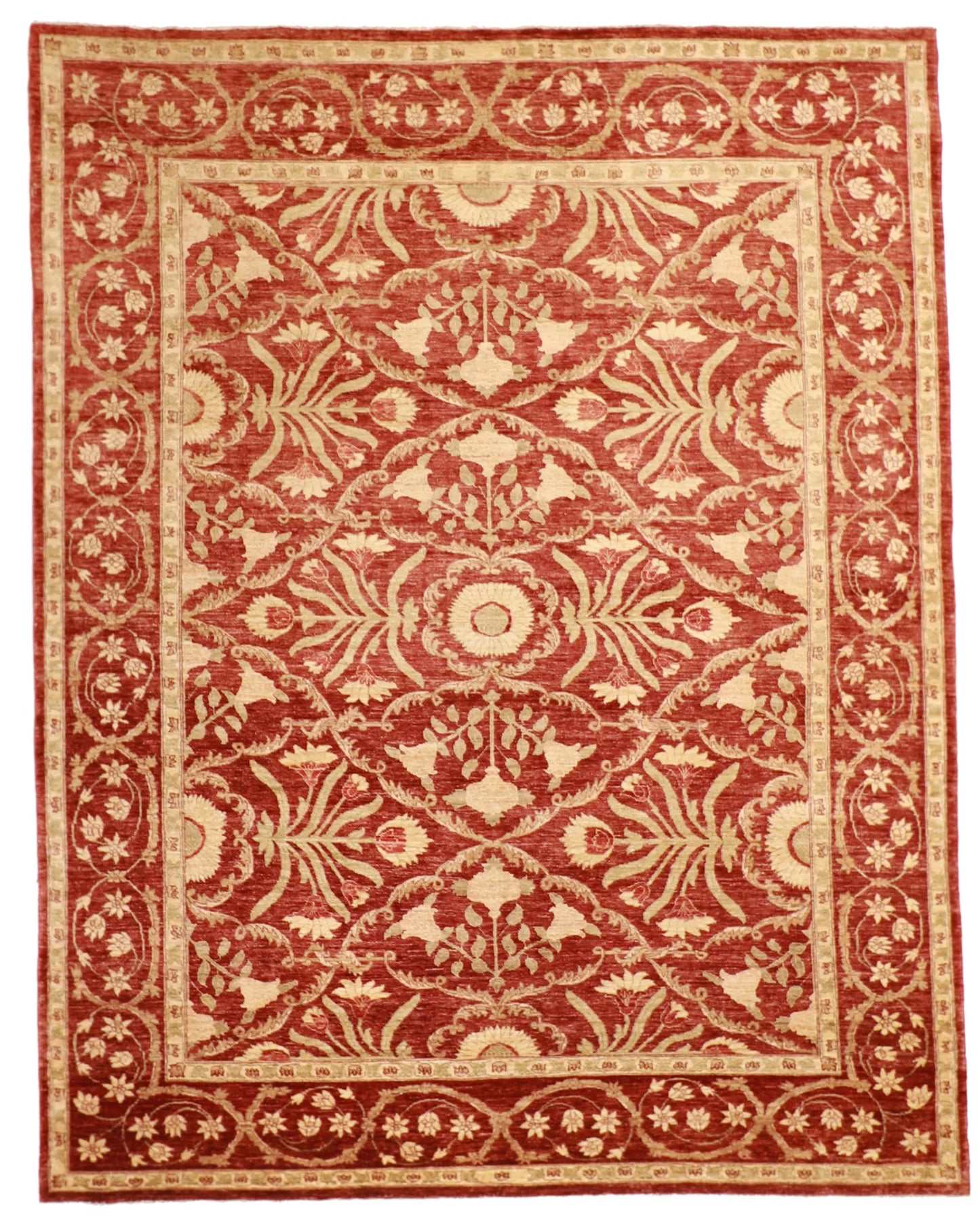 8x10 - Bijar Fine All Over Rectangle - Hand Knotted Rug — 52399