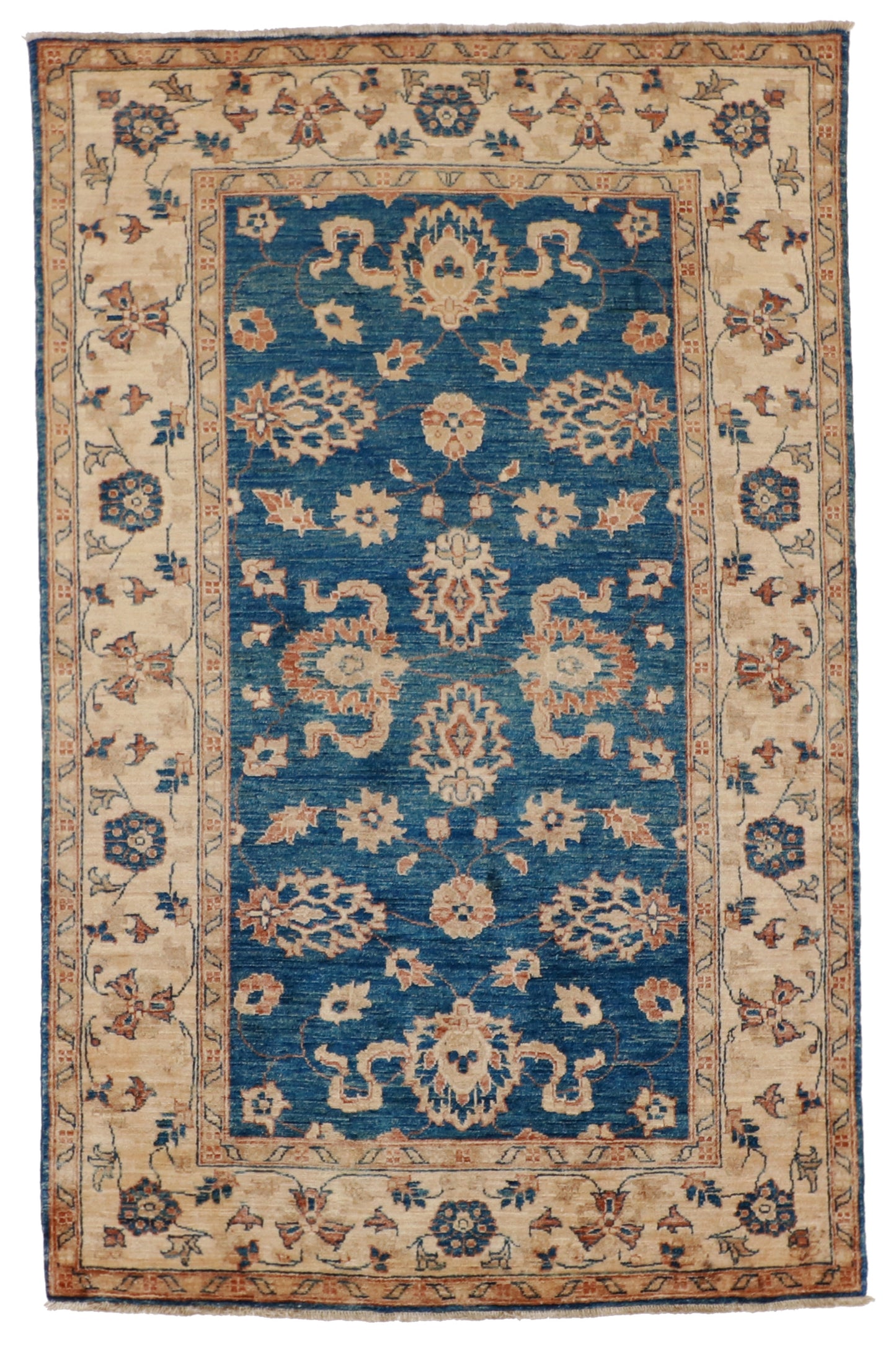 4x6 - Sultan Abad Wool All Over Rectangle - Hand Knotted Rug