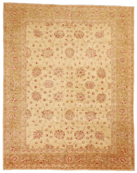 8x10 - Haj Jallie Wool All Over Rectangle - Hand Knotted Rug — 52473