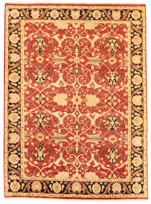 W 8 - L 10.1 - Tabriz Fine/Wool All Over Rectangle - Hand Woven Rug - 52604