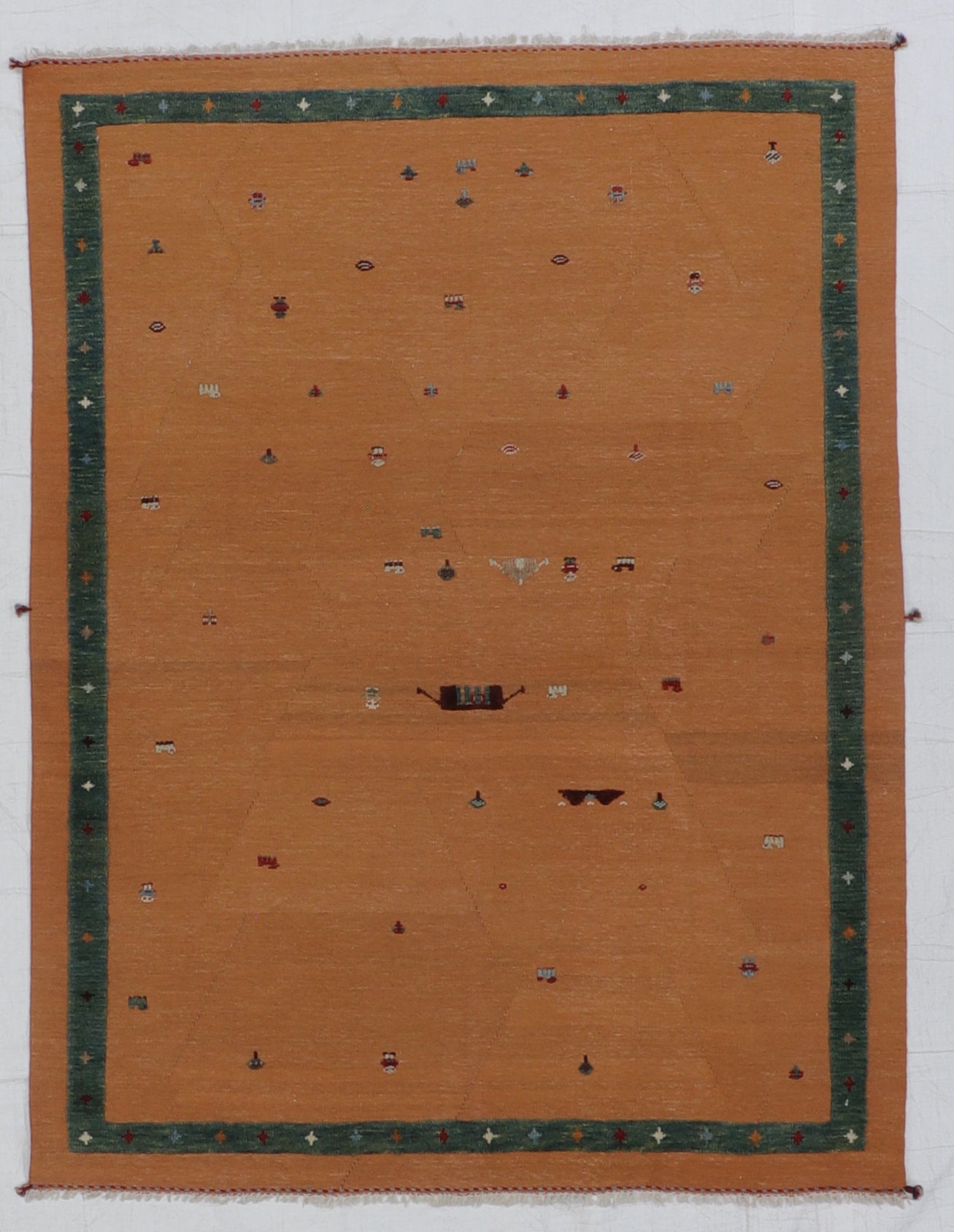 5x7 - Gabbeh Fine/Wool All Over Rectangle - Hand Knotted Rug