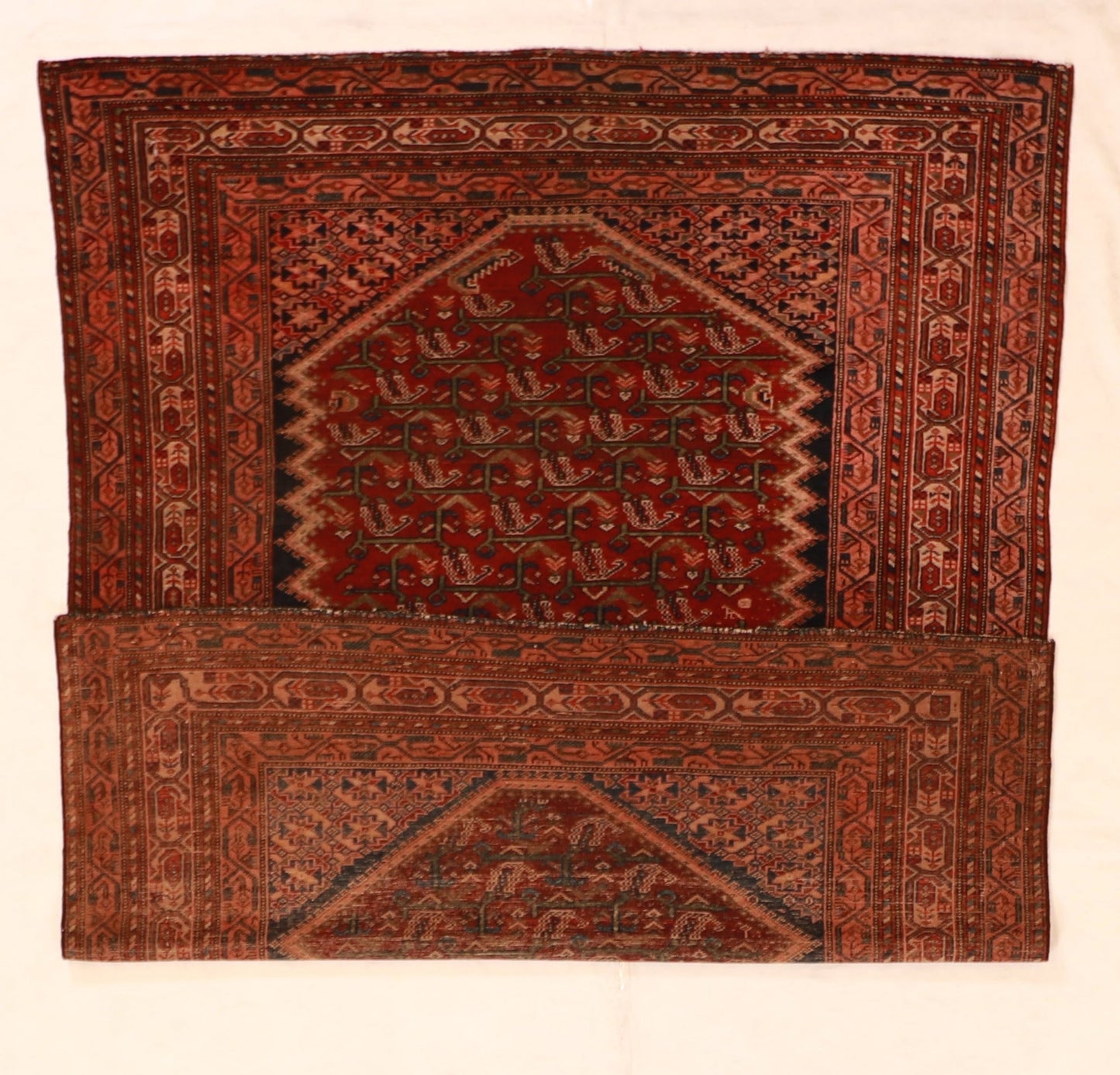 5x7 - Malayer Antique/Wool All Over Rectangle - Hand Knotted Rug