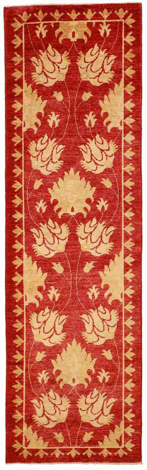 Runner - Ziegler Fine All Over Rectangle - Hand Knotted Rug — 53348