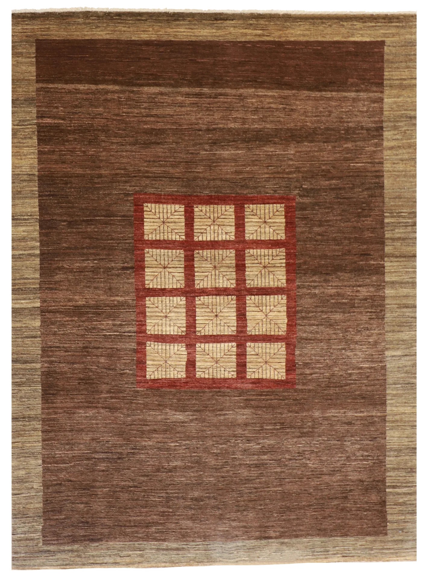 6x9 - Mountain Modern Wool All Over Rectangle - Hand Knotted Rug — 53692