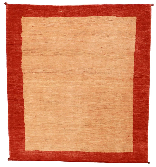 5x7 - Gabbeh Fine/Wool All Over Rectangle - Hand Knotted Rug — 53989