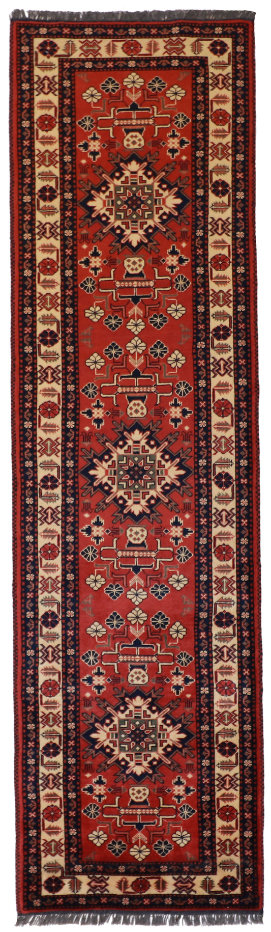 2.9 x 10 Runner - Gashgai Fine/Wool All Over Rectangle - Hand Knotted Rug
