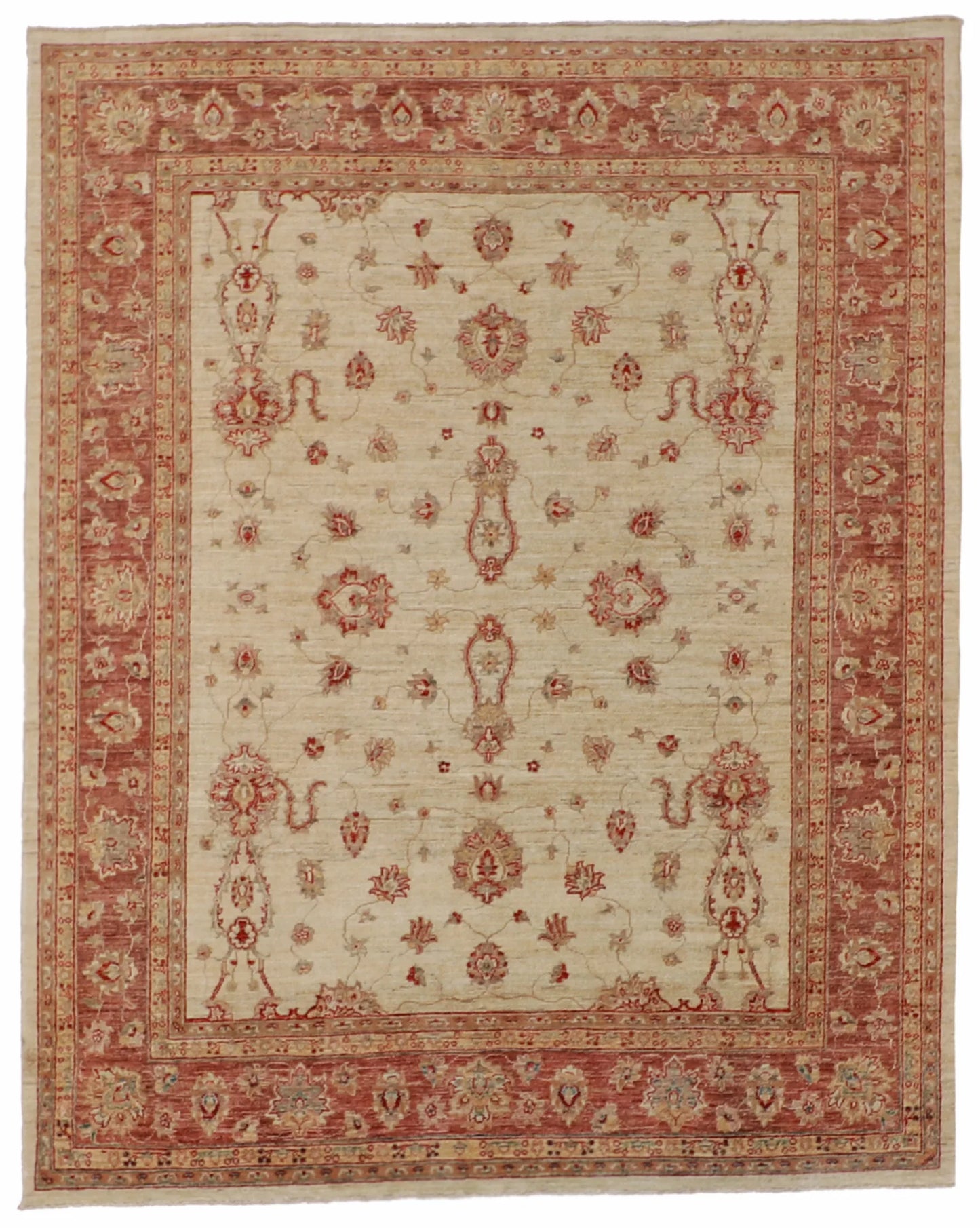 6x9 - Frahan Fine All Over Rectangle - Hand Knotted Rug — 54667
