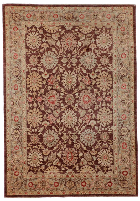 6x9 - Yazd Wool All Over Rectangle - Hand Knotted Rug — 54668