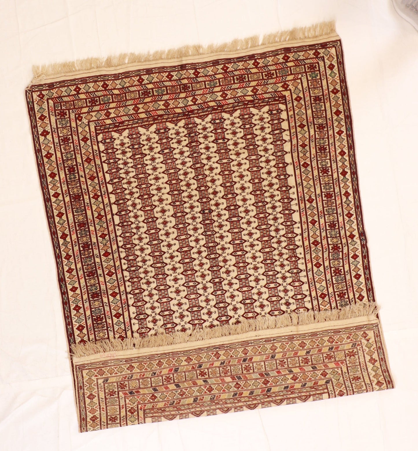 4x6 - Baluch Fine/Wool Geometric Rectangle - Hand Knotted Rug