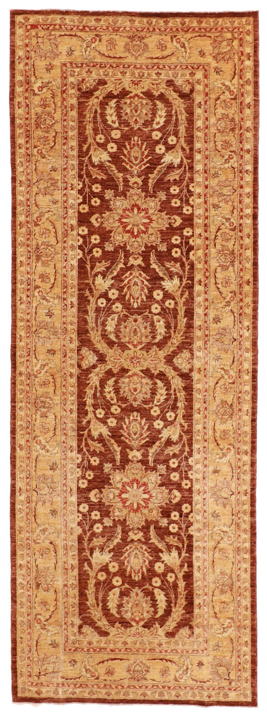 4.3 x 11.11 Wide Runner - Sultan Abad Wool All Over Rectangle - Hand Knotted Rug — 55434