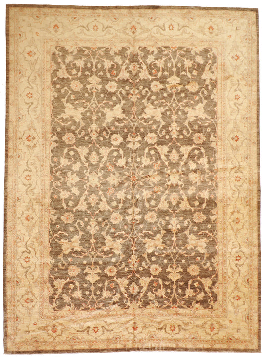10x14 - Agra Fine Wool All Over Rectangle - Hand Knotted Rug