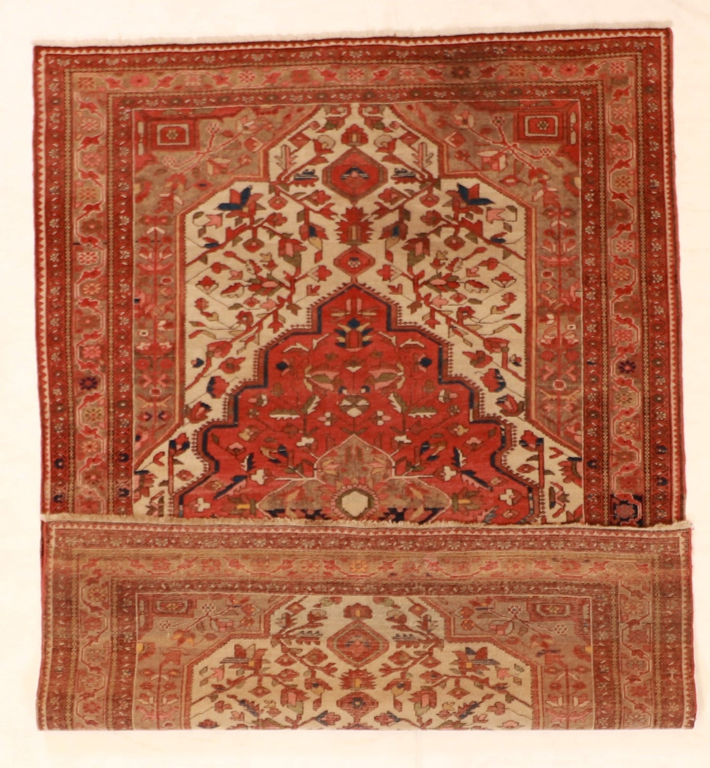 5x7 - Frahan Fine Floral Rectangle - Hand Knotted Rug