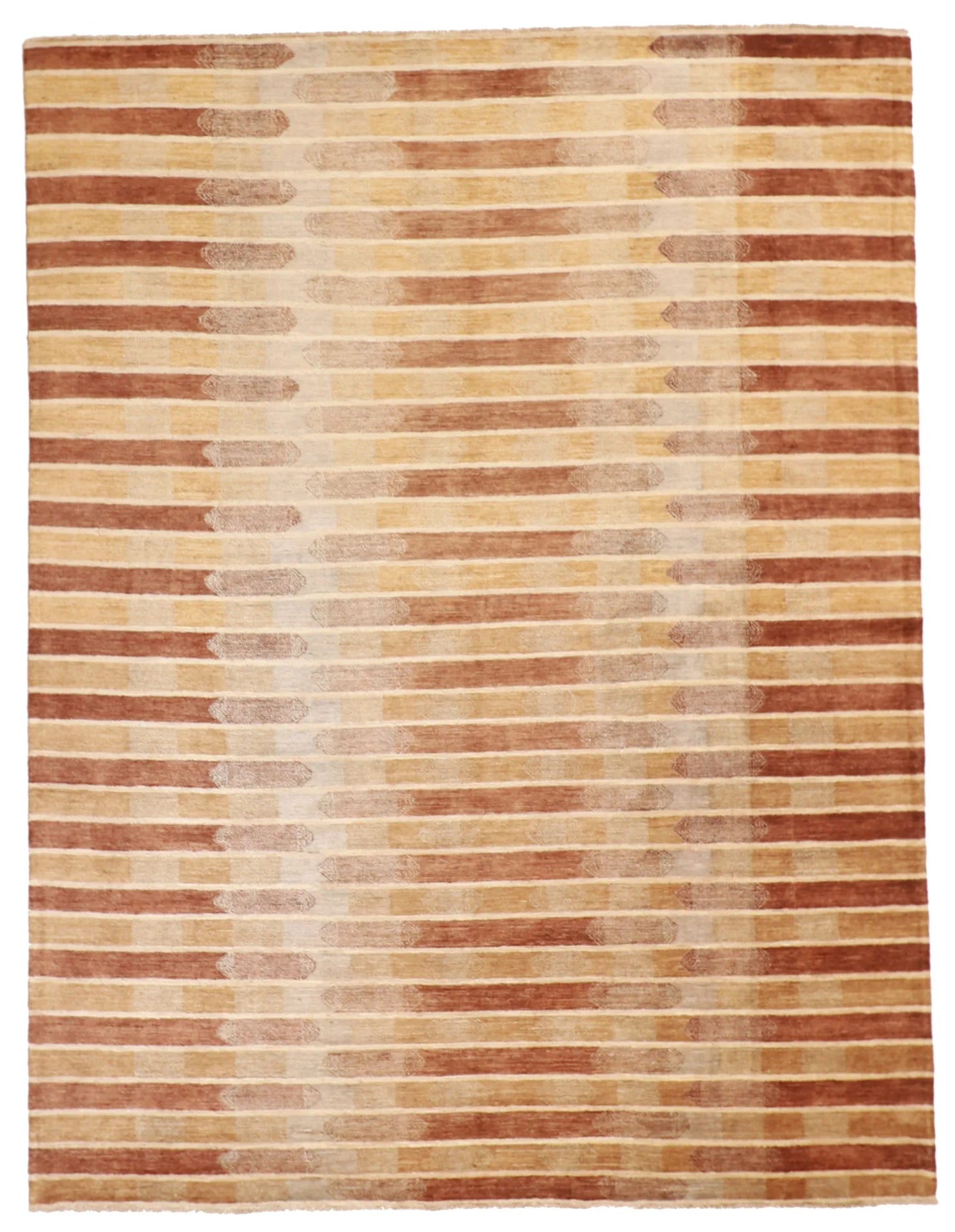 8x10 - Modern Fine All Over Rectangle - Hand Knotted Rug — 56055
