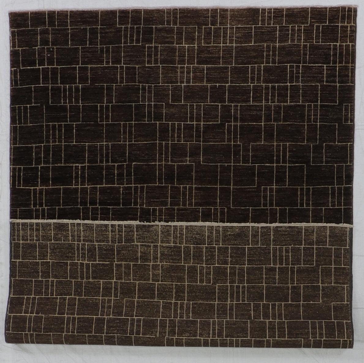 5x7 - Modern Fine All Over Rectangle - Hand Knotted Rug