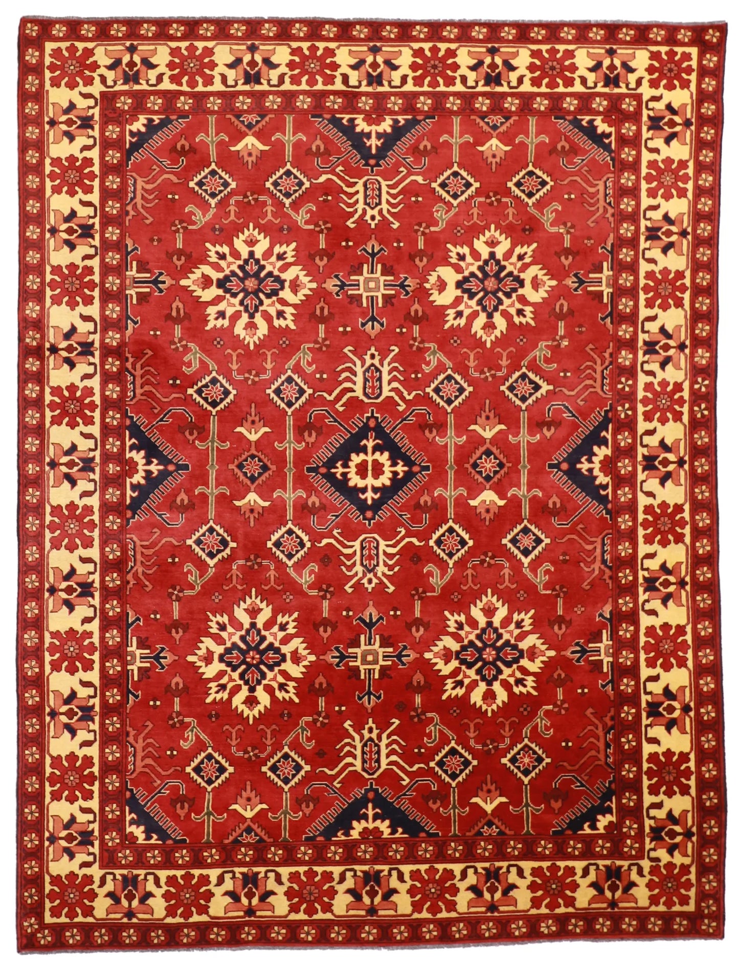 7x10 - Bakhtiarie Wool All Over Rectangle - Hand Knotted Rug — 56177
