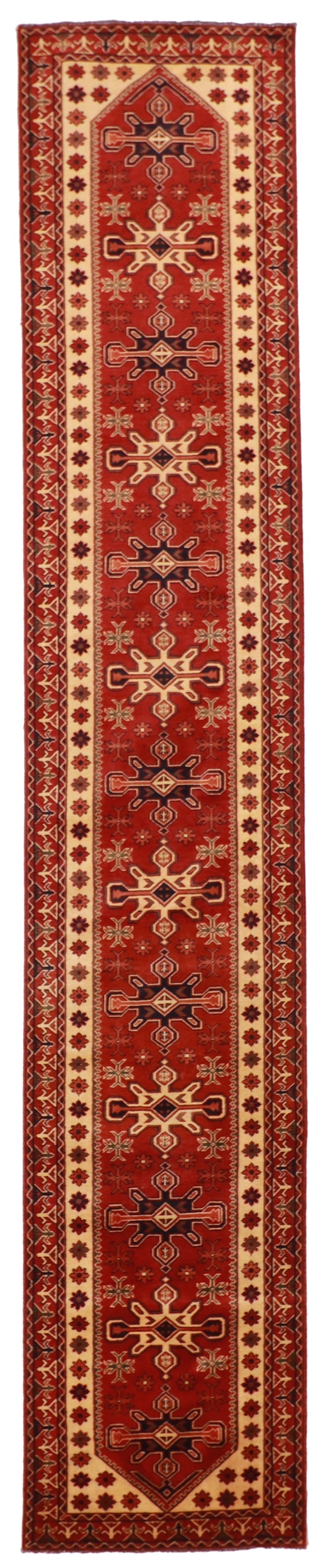 Runner - Ziegler Fine All Over Rectangle - Hand Knotted Rug — 56183