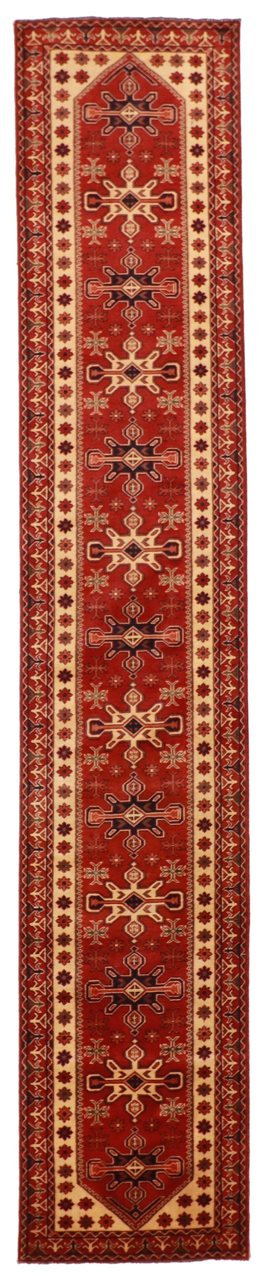 Runner - Ziegler Fine All Over Rectangle - Hand Knotted Rug — 56183