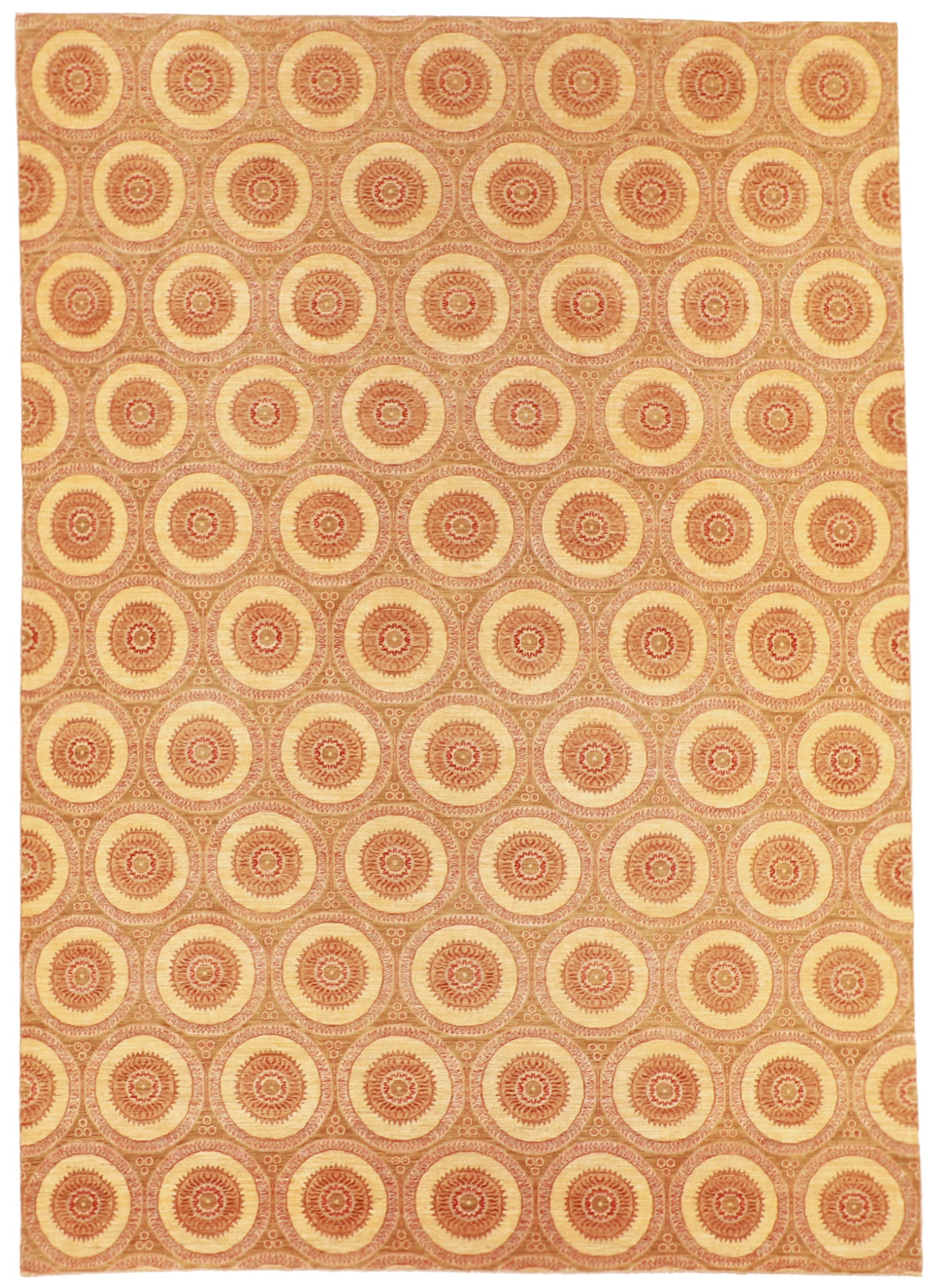 W 9 L 12.7 Veramin 100% Wool Handmade All Over Design - 56219