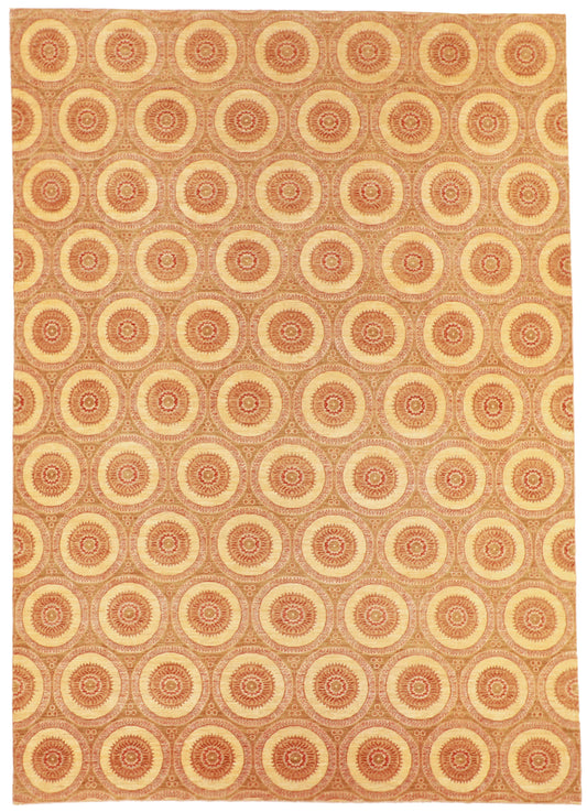 W 9 L 12.7 Veramin 100% Wool Handmade All Over Design - 56219