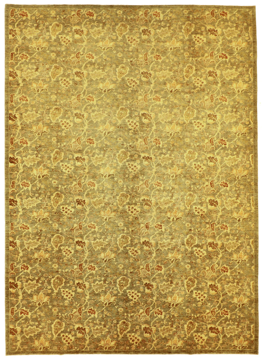 10x14 - Oushak Fine All Over Rectangle - Hand Knotted Rug