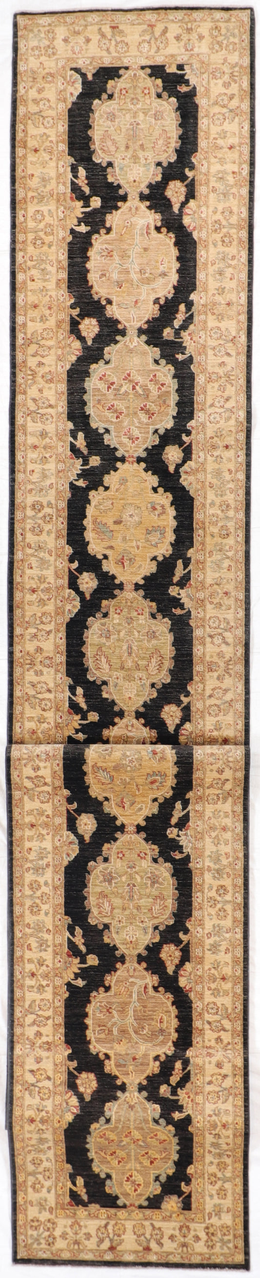 2.11 x 25.4 Runner - Frahan Fine/Wool All Over Rectangle - Hand Knotted Rug
