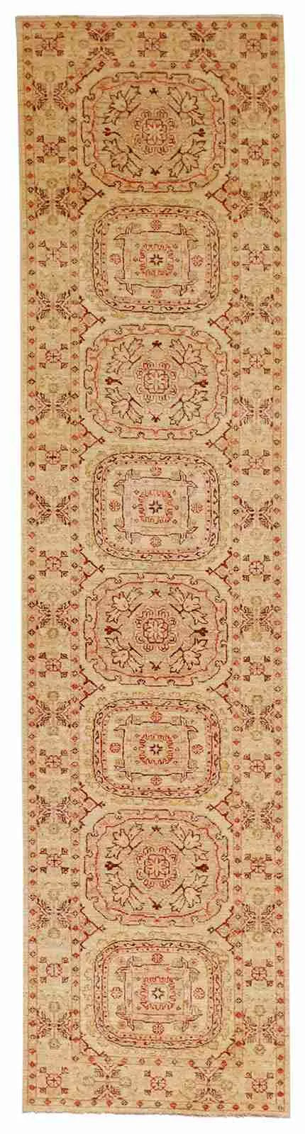 Runner - Bakhtiarie Fine All Over Rectangle - Hand Knotted Rug — 56500