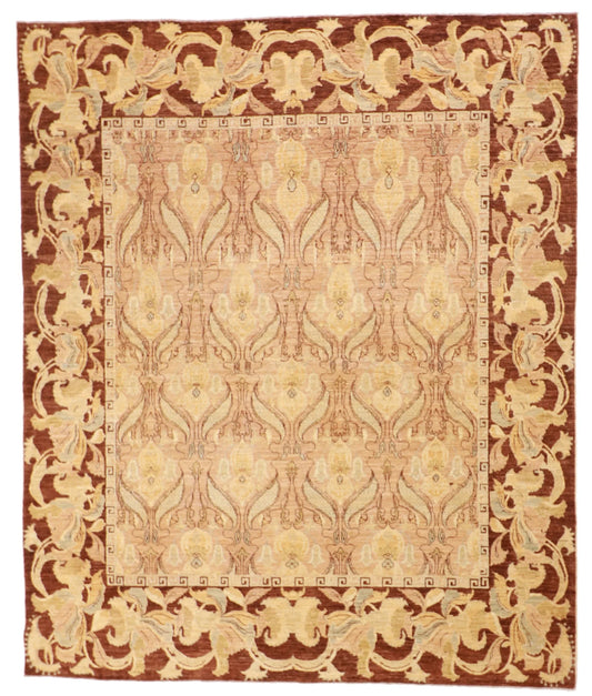 8x10 - Frahan Fine All Over Rectangle - Hand Knotted Rug — 56536