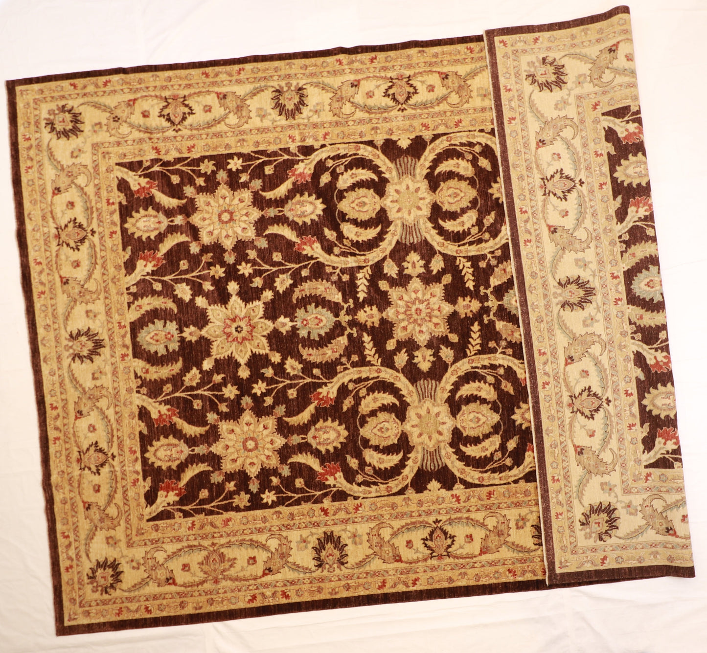 10x14 - Frahan Fine/Wool All Over Rectangle - Hand Knotted Rug