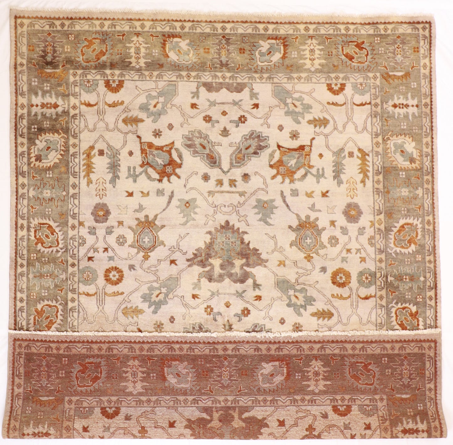 8x10 - Ziegler Fine/Wool Geometric Rectangle - Hand Knotted Rug