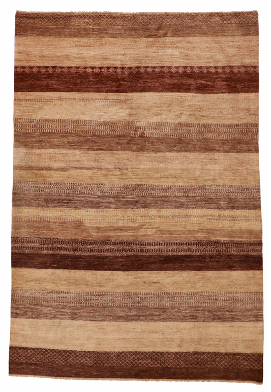 8x10 - Modern Fine All Over Rectangle - Hand Knotted Rug — 57107