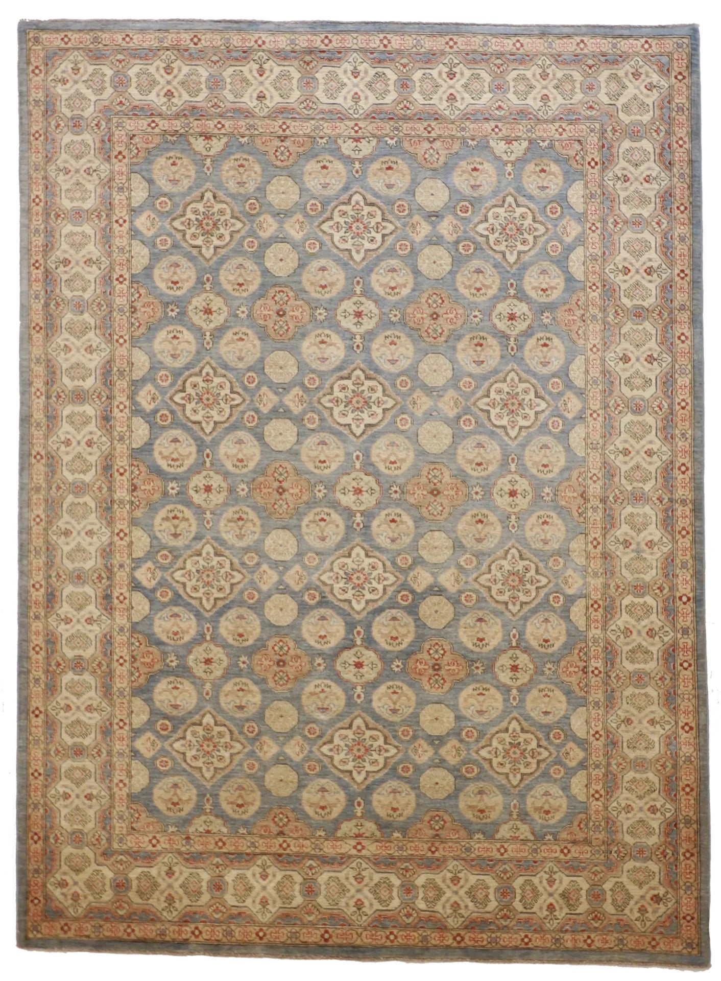 6x9 - Qum Wool All Over Rectangle - Hand Knotted Rug — 57438