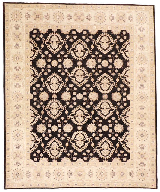 8x10 - Sh Abbas Wool All Over Rectangle - Hand Knotted Rug — 57452