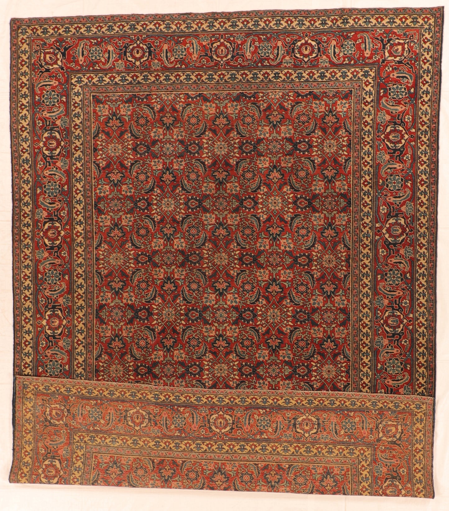 8x10 - Herati Wool/Antique All Over Rectangle - Hand Knotted Rug