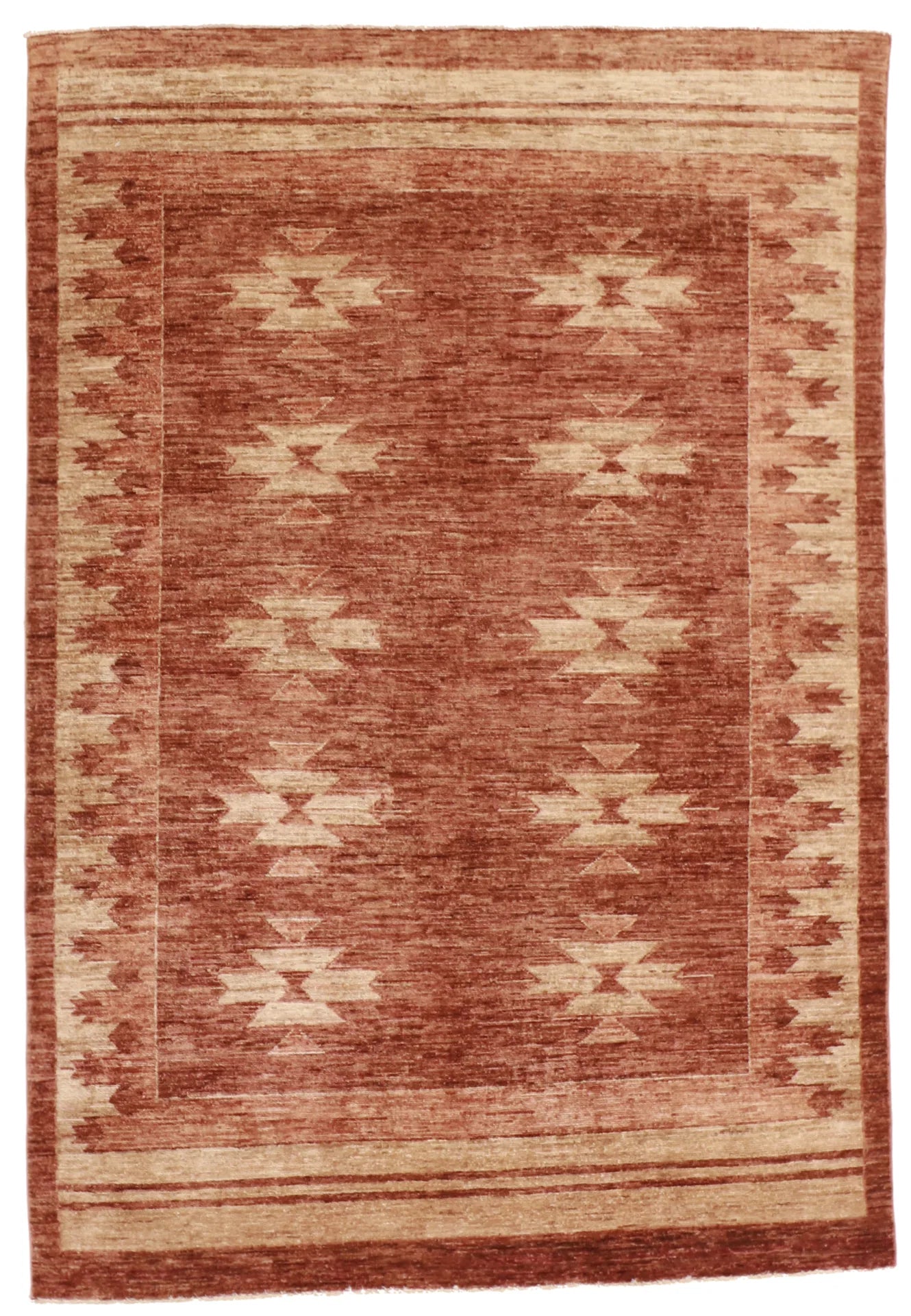 5x7 - Mountain Modern Fine All Over Rectangle - Hand Knotted Rug — 58044