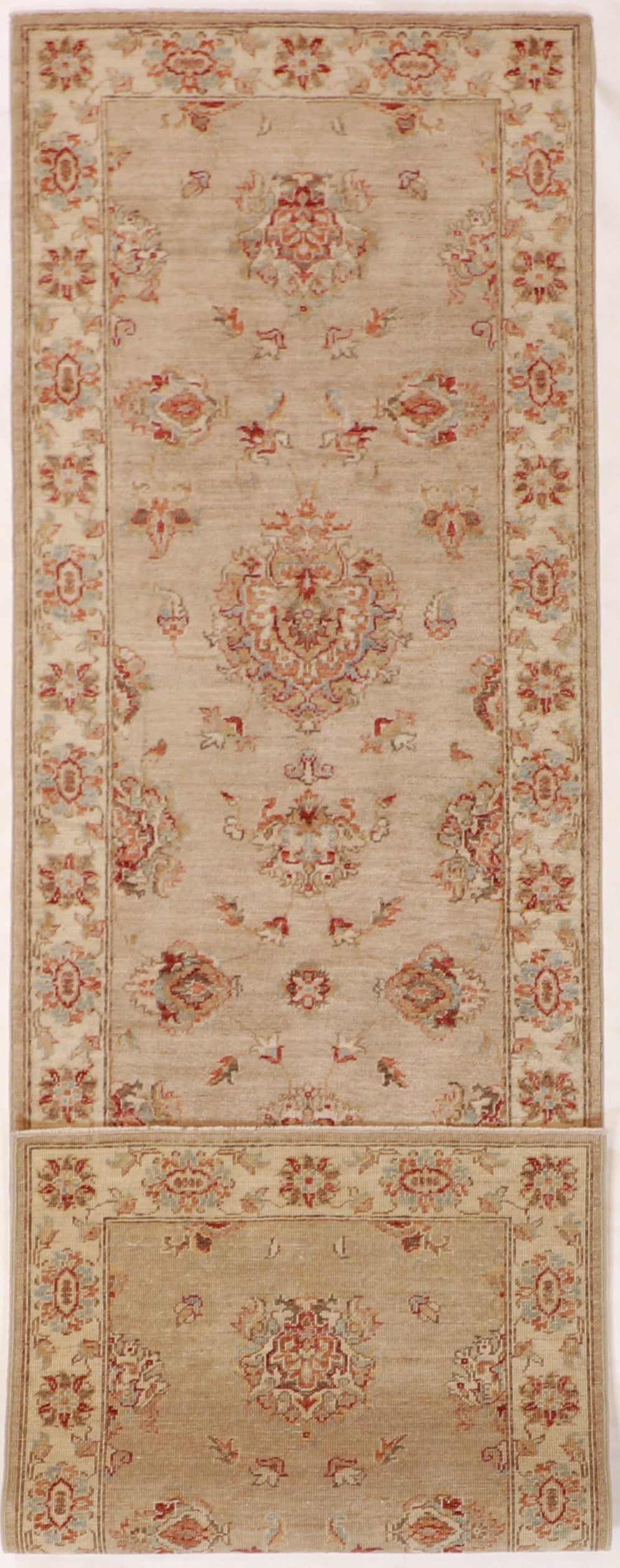 Runner - Ahar Fine All Over Rectangle - Hand Knotted Rug — 58184