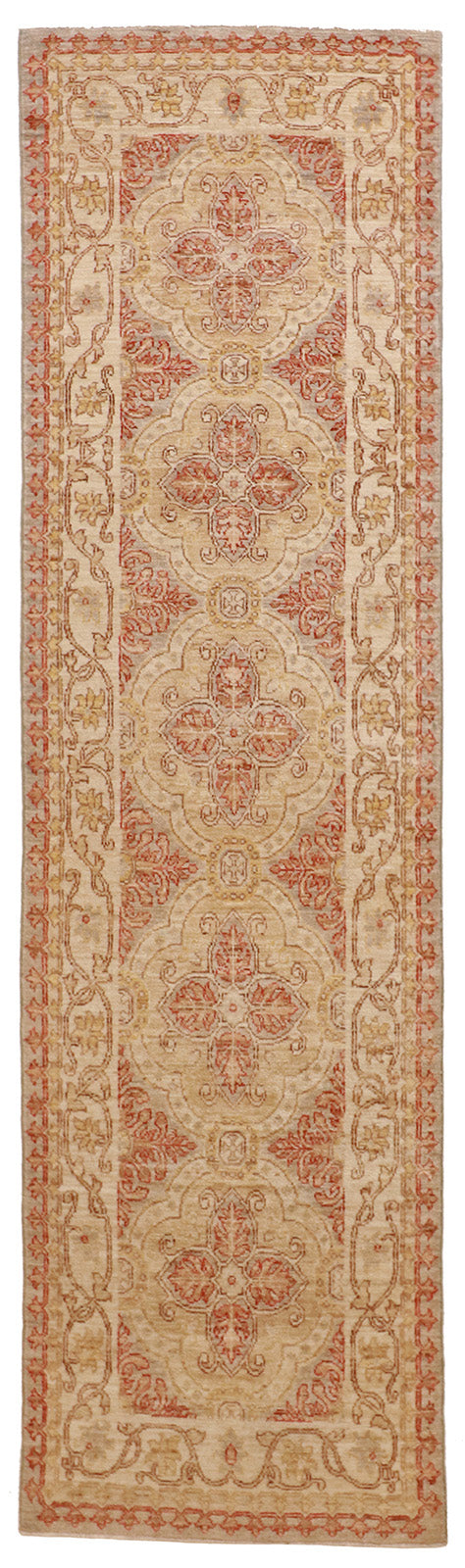 Runner - Sh Abbas Fine All Over Rectangle - Hand Knotted Rug — 58194