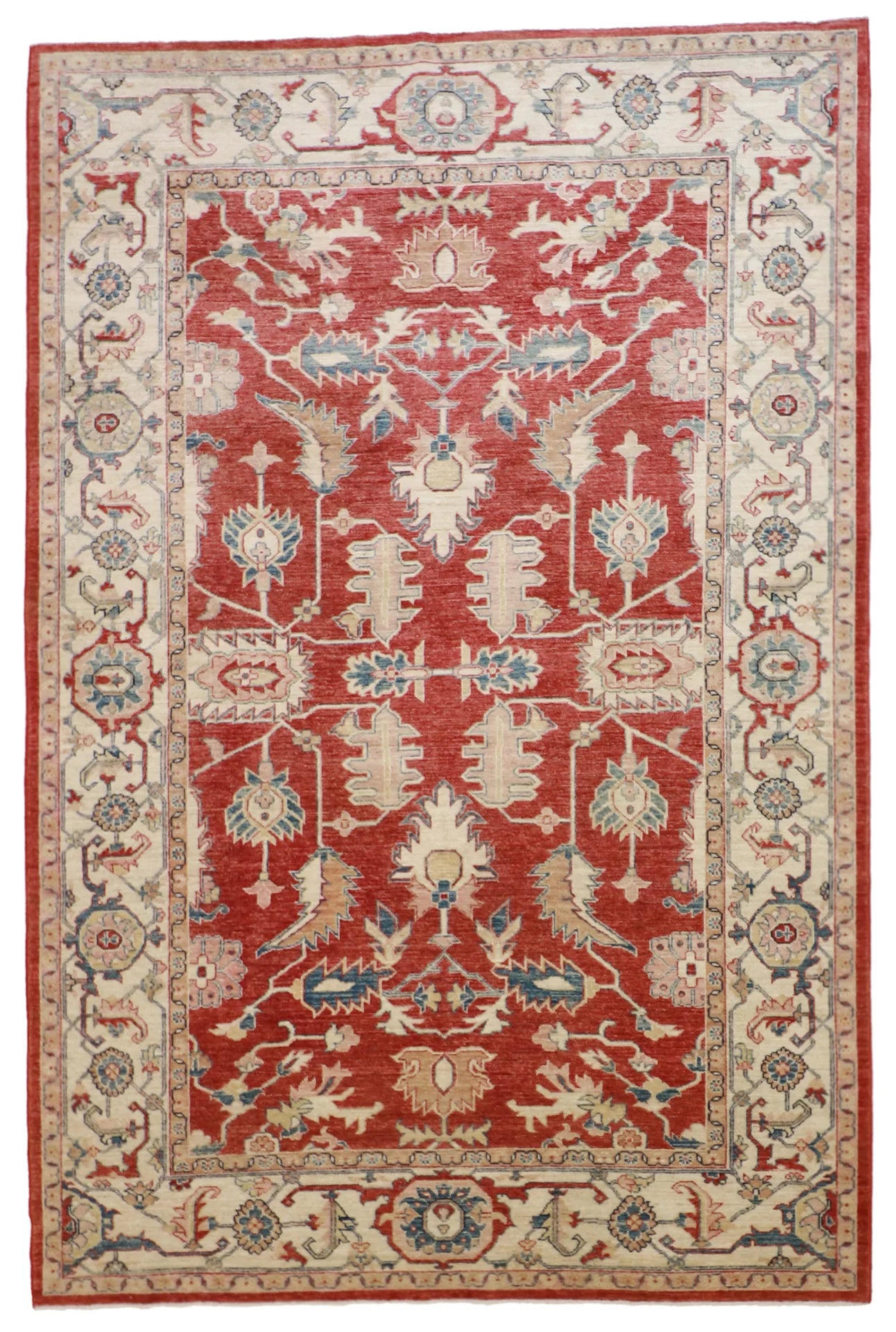 6x9 - Bakhtiarie Wool All Over Rectangle - Hand Knotted Rug — 58241