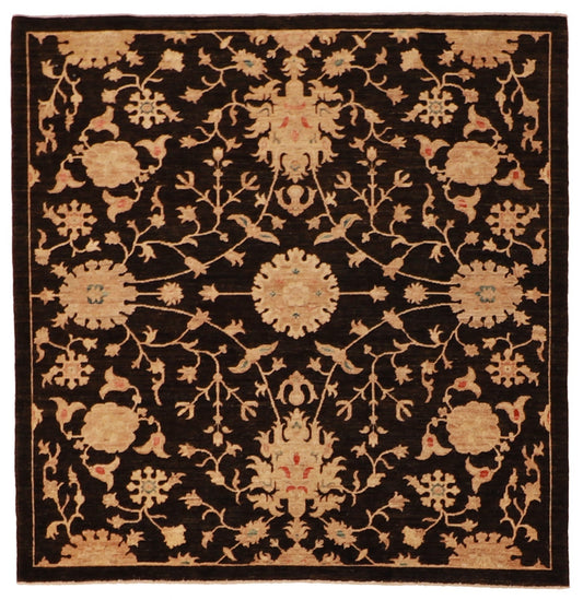 Square - Agra Fine Wool All Over Rectangle - Hand Knotted Rug