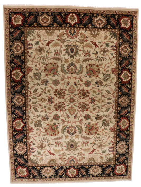 9x12 - Mahal Fine All Over Rectangle - Hand Knotted Rug — 58398