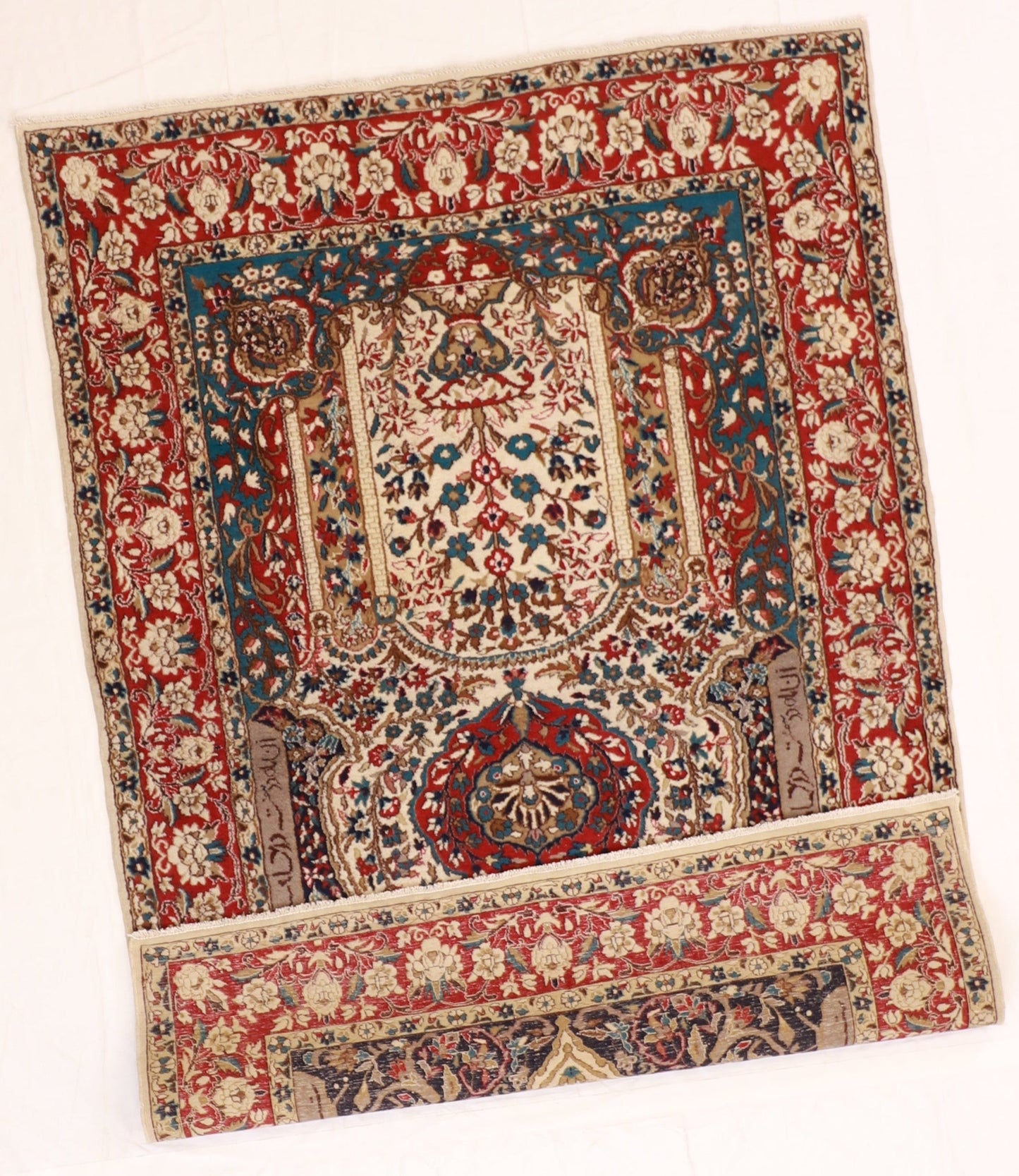 4x6 - Tree of Life Wool All Over Rectangle - Hand Knotted Rug