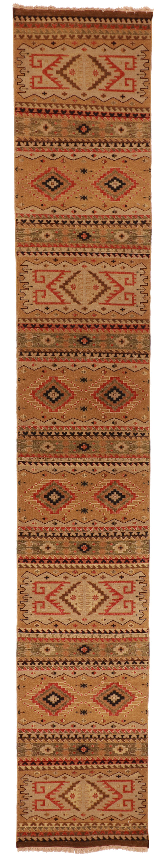 Runner  - Heriz Fine All Over Rectangle - Hand Knotted Rug