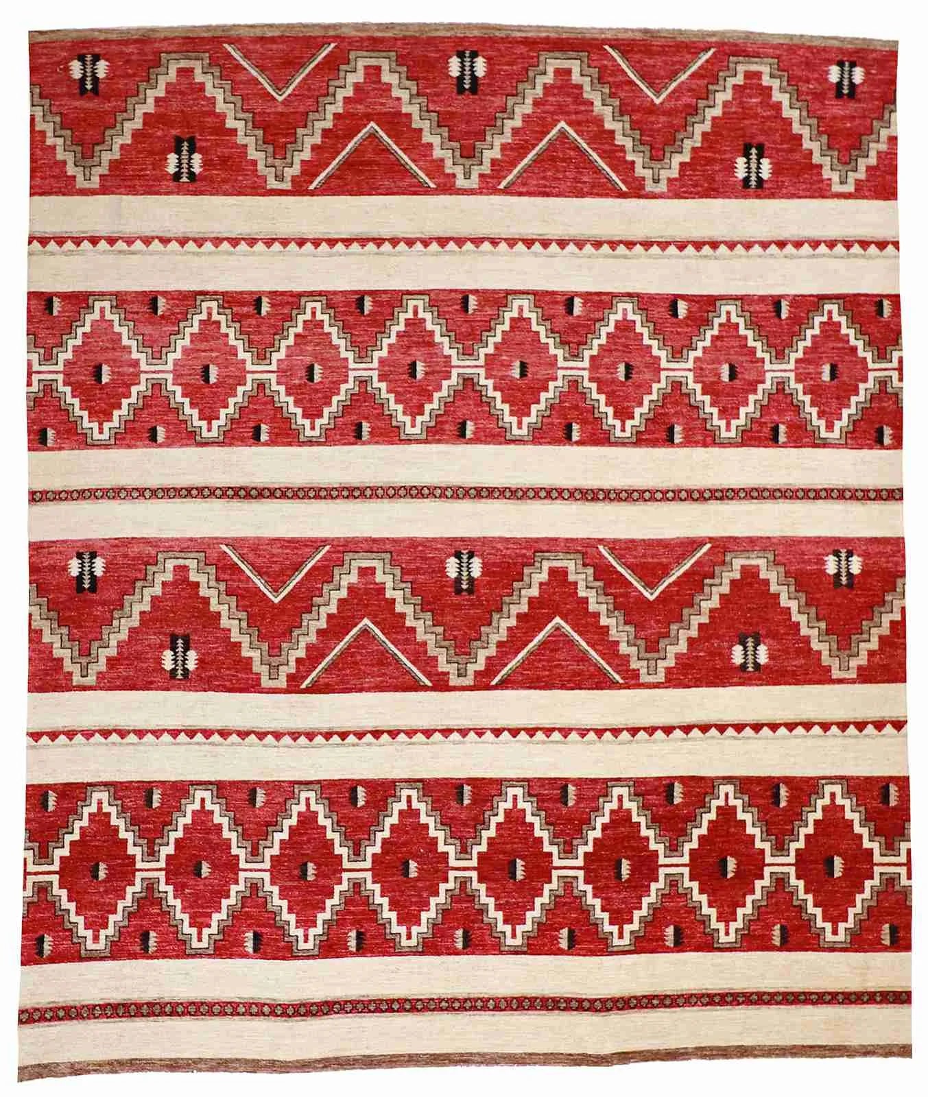 8x10 - Mountain  Modern Wool All Over Rectangle - Hand Knotted Rug — 58823