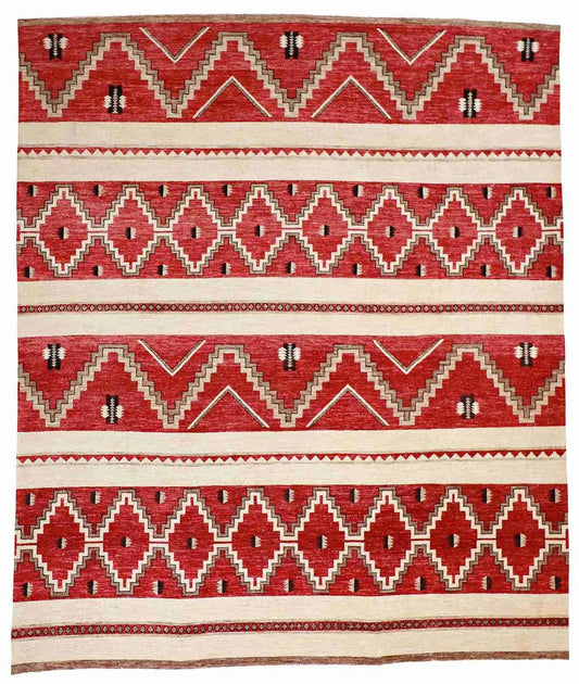 8x10 - Mountain  Modern Wool All Over Rectangle - Hand Knotted Rug — 58823