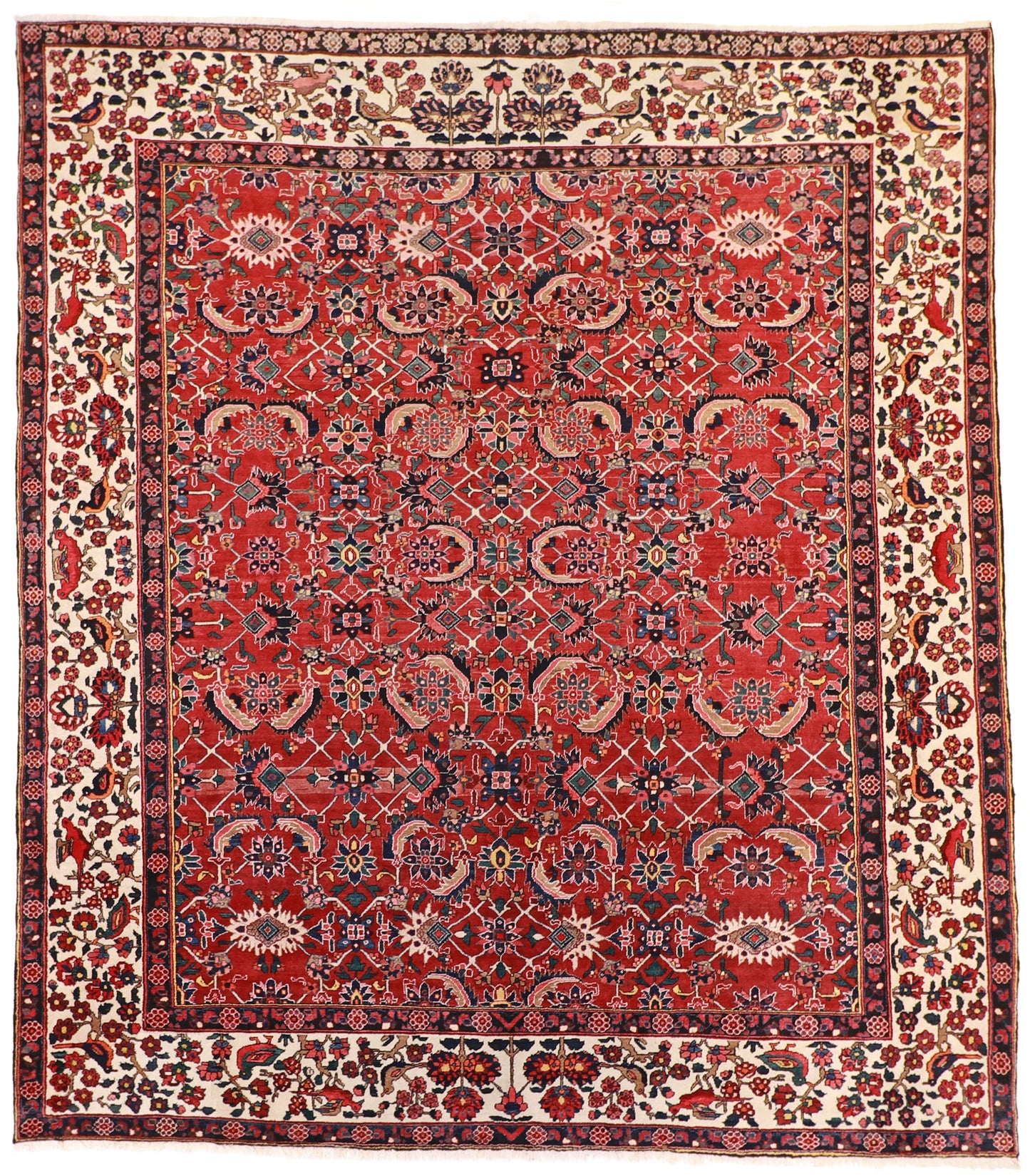 11x13 - Bakhtiarie S.Antique All Over Rectangle - Hand Knotted Rug