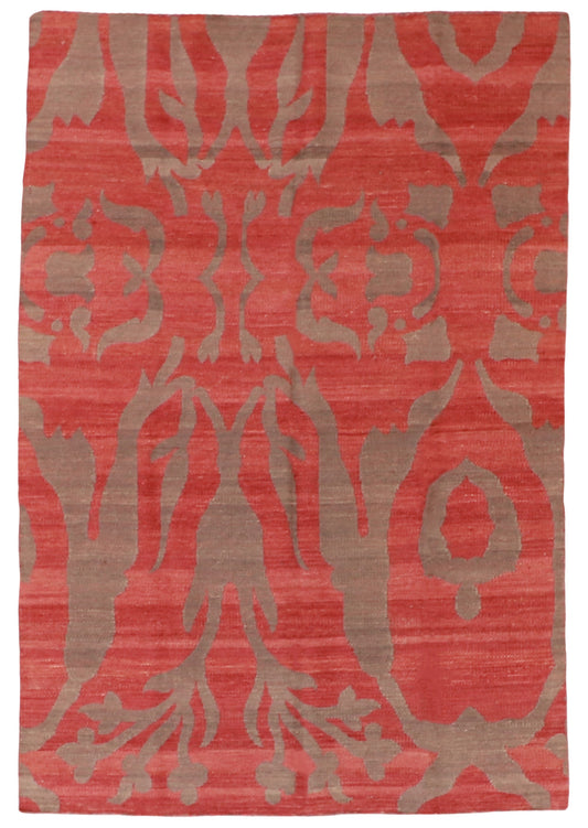 5x7 - Kilim Fine/Wool All Over Rectangle - Hand Knotted Rug