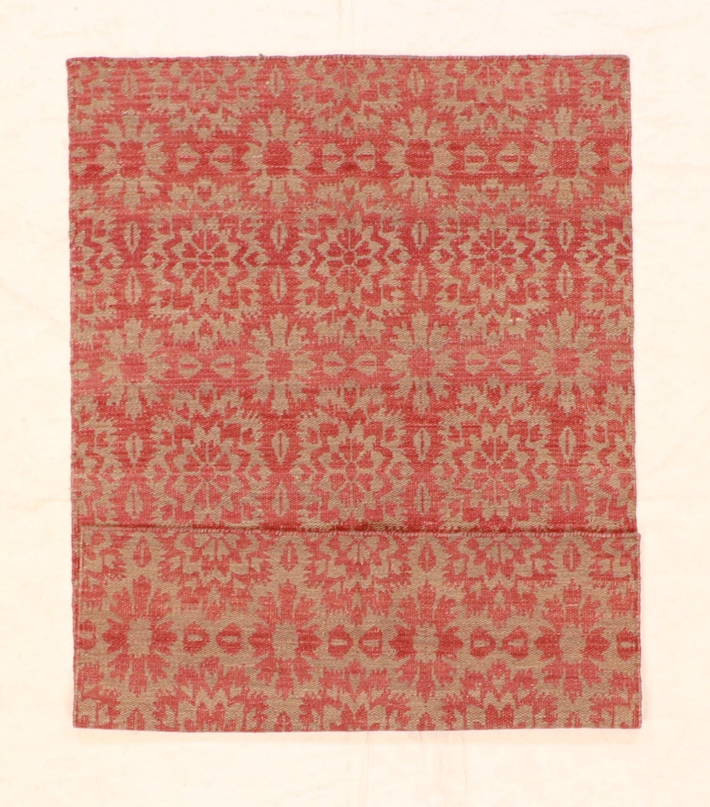 4x6 - Kilim Fine Wool Geometric Rectangle - Hand Knotted Rug