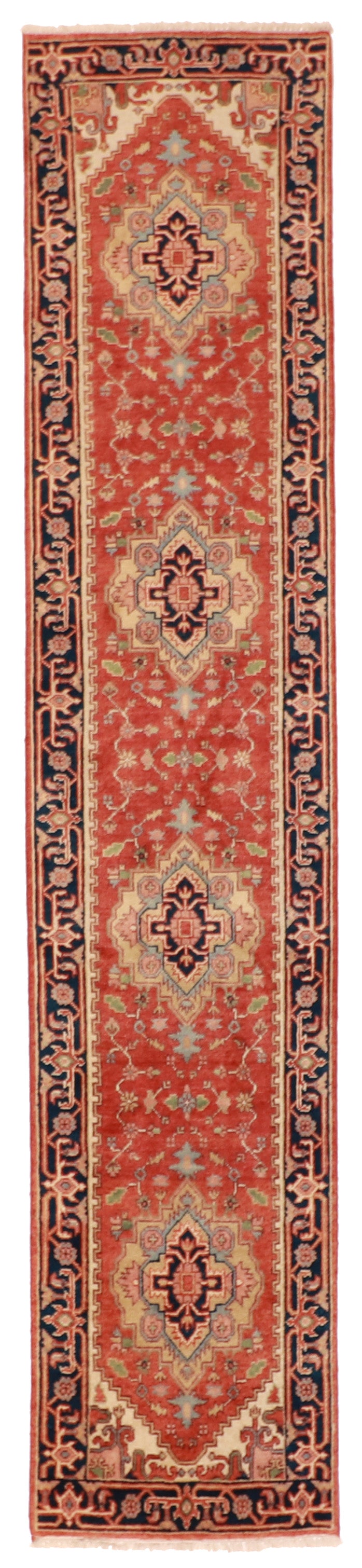 Runner - Serapie Fine/Wool All Over Rectangle - Hand Knotted Rug