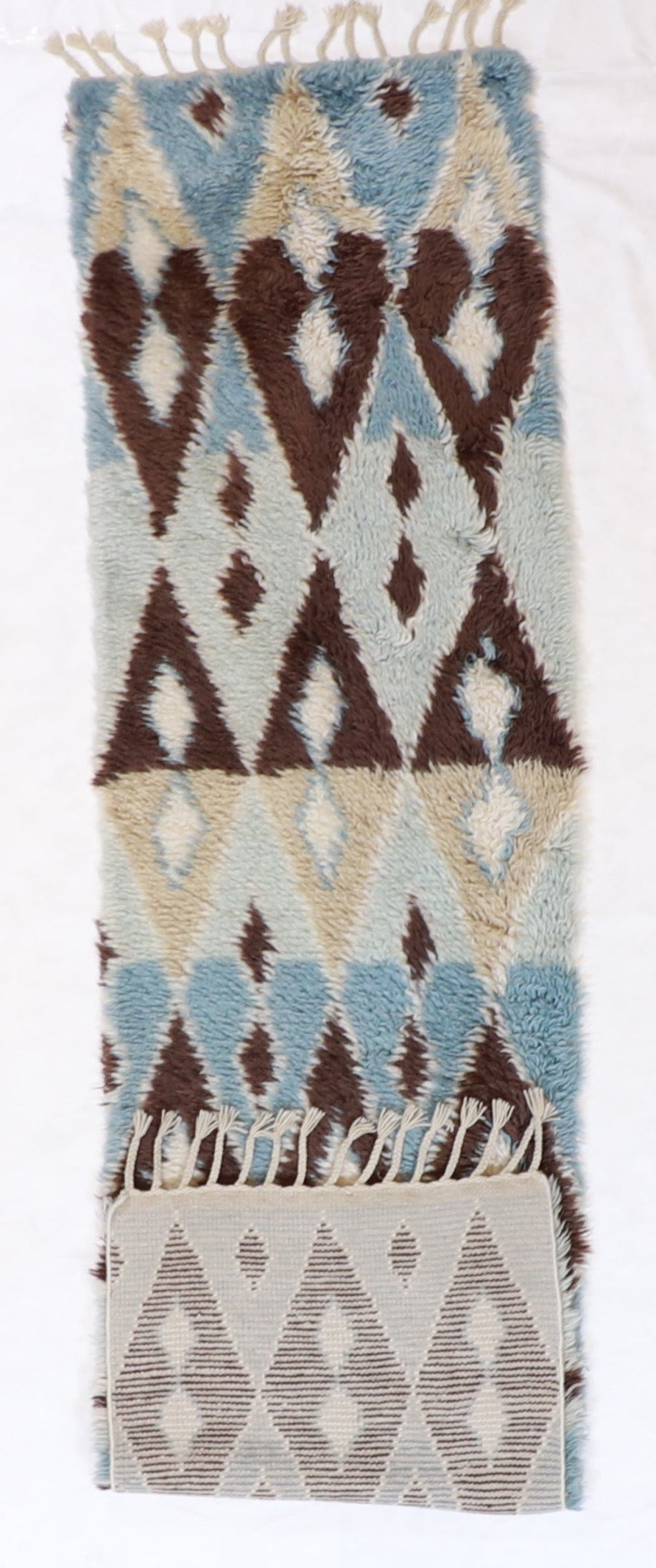 Runner - Moroccan Fine/Wool All Over Rectangle - Hand Knotted Rug