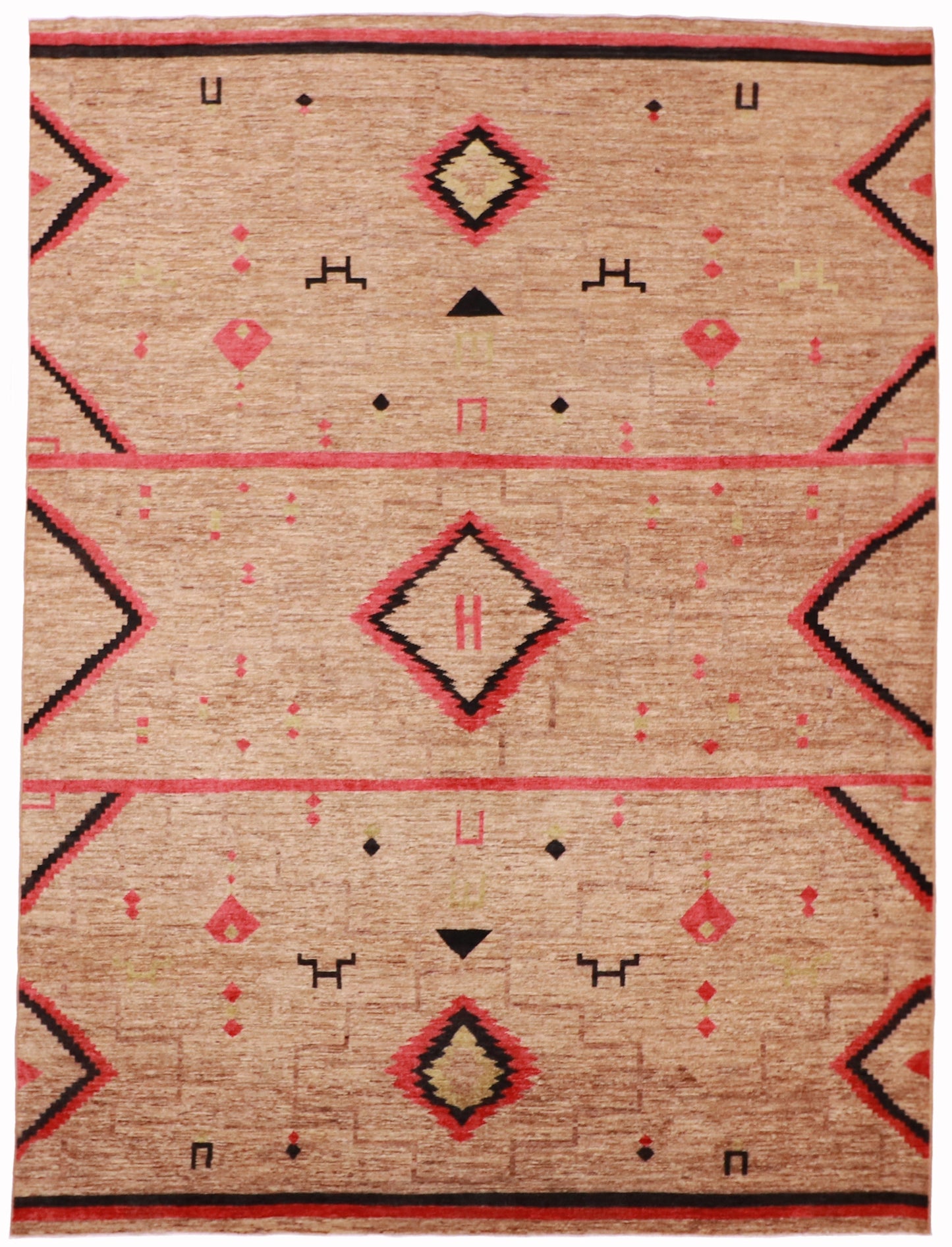 9 x 12 - Mountain Modern Fine All Over Rectangle - Hand Knotted Rug — 59519